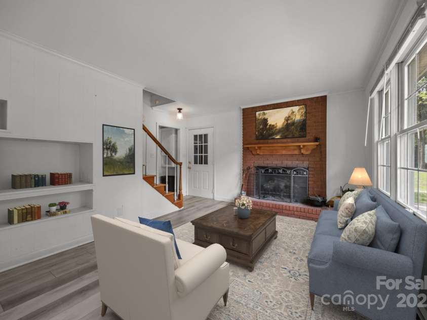 241 Stonewall Road, Salisbury, NC 28144.  MLS# CAR4283496, YatesRealty ID 30822. Virtually Staged Den