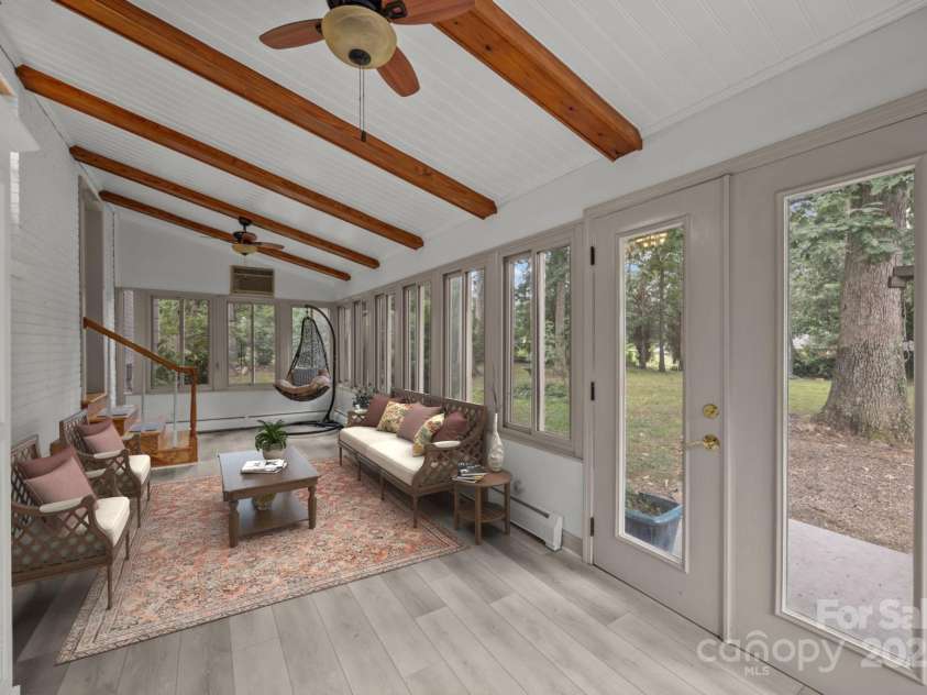 241 Stonewall Road, Salisbury, NC 28144.  MLS# CAR4283496, YatesRealty ID 30822. Virtually Staged Sunroom