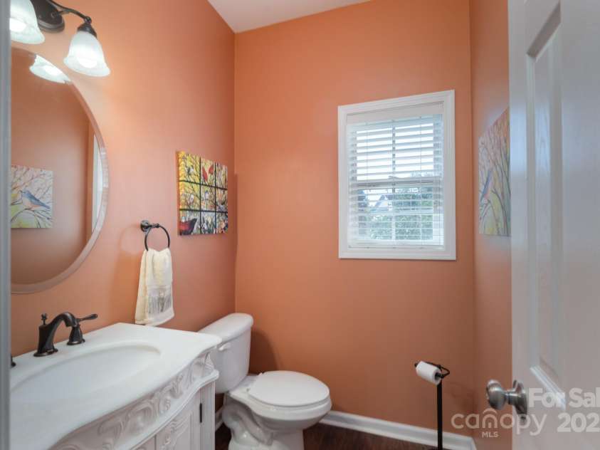 2205 Harding Place, Indian Trail, NC 28079.  MLS# CAR4279210, YatesRealty ID 30823. Main Level Half Bathroom