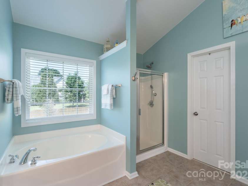 2205 Harding Place, Indian Trail, NC 28079.  MLS# CAR4279210, YatesRealty ID 30823. Primary Bathroom