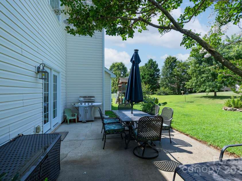 2205 Harding Place, Indian Trail, NC 28079.  MLS# CAR4279210, YatesRealty ID 30823. Rear Patio