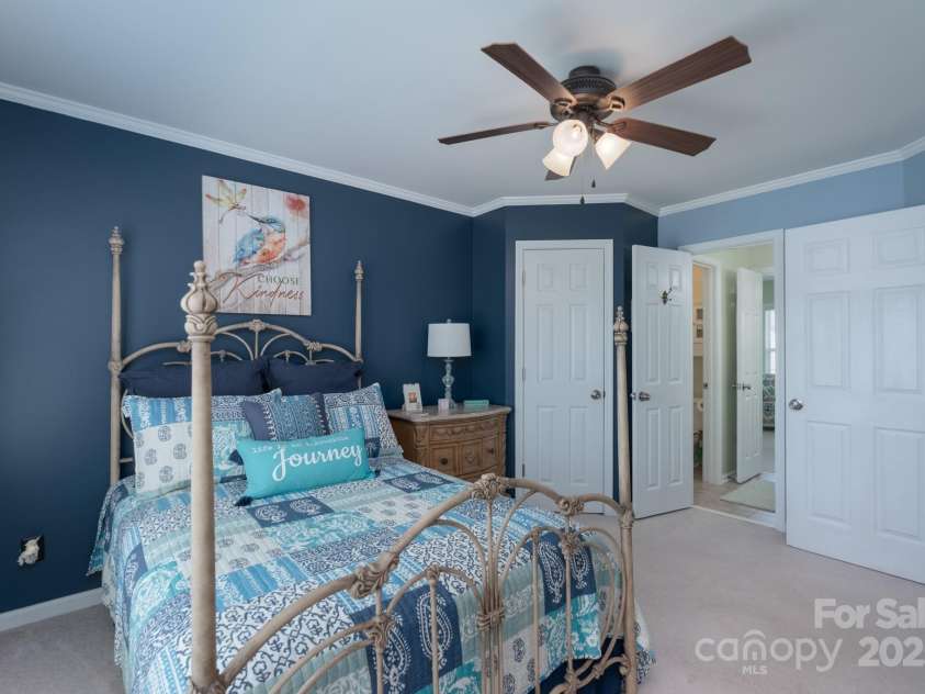 2205 Harding Place, Indian Trail, NC 28079.  MLS# CAR4279210, YatesRealty ID 30823. Upper Level Bedroom