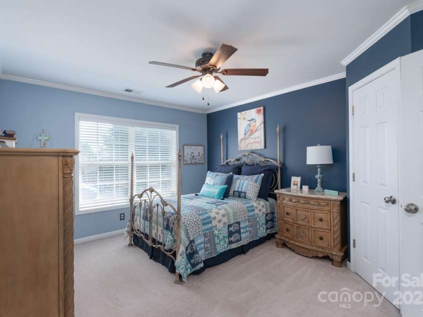 2205 Harding Place, Indian Trail, NC 28079.  MLS# CAR4279210, YatesRealty ID 30823. Upper Level Bedroom
