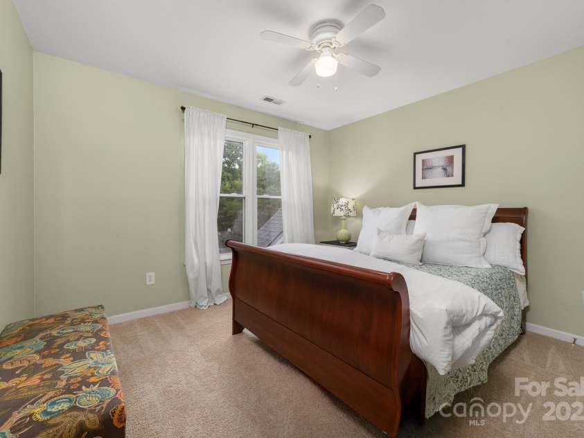 12214 Provincetowne Drive, Charlotte, NC 28277.  MLS# CAR4282352, YatesRealty ID 30824. Secondary bedroom with new carpet
