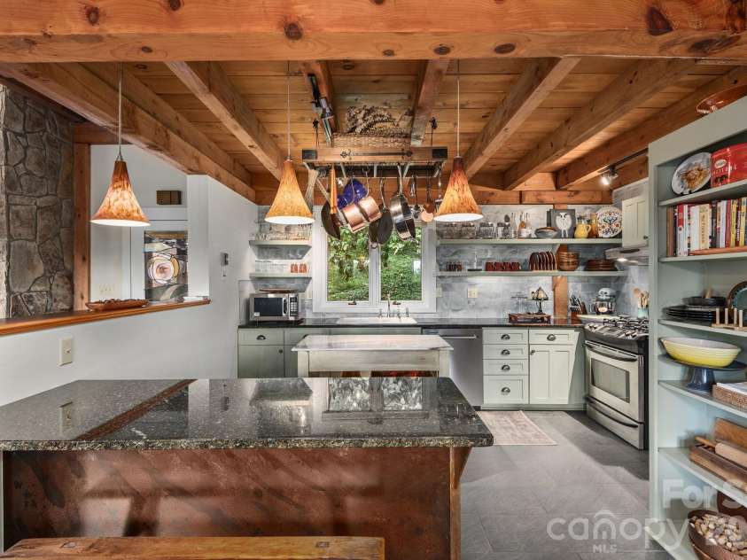 107 Buffalo Trail, Asheville, NC 28805.  MLS# CAR4374645, YatesRealty ID 30836. Kitchen with plenty of storage