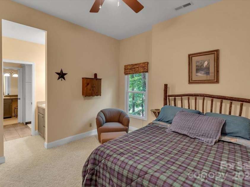 445 Equestrian Drive, Waynesville, NC 28786.  MLS# CAR4186837, YatesRealty ID 3084. 2nd Guest Bedroom Lower Level