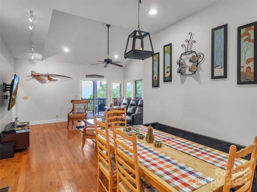 445 Equestrian Drive, Waynesville, NC 28786.  MLS# CAR4186837, YatesRealty ID 3084. Opens to Family Room