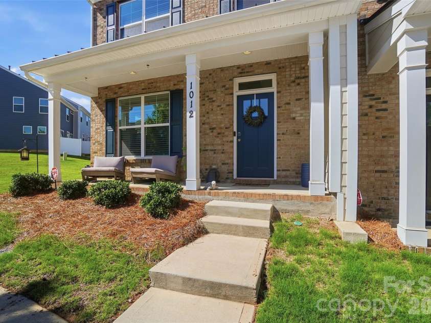 1012 Township Parkway, Belmont, NC 28012.  MLS# CAR4388525, YatesRealty ID 30841. Front porch