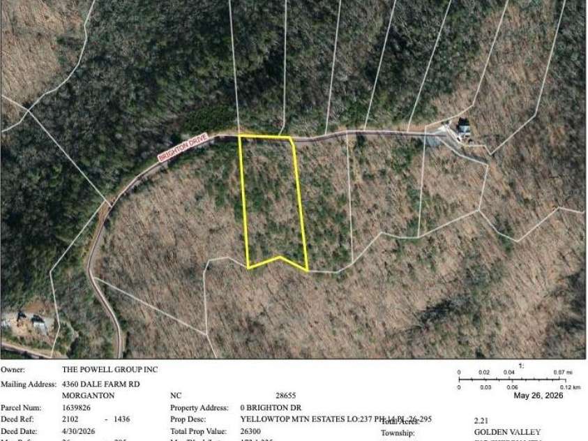 0 Brighton Drive, Bostic, NC 28018.  MLS# CAR4385366, YatesRealty ID 30844. 