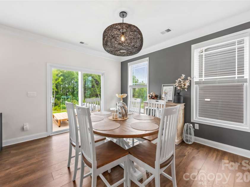 116 Aviendha Lane, Troutman, NC 28166.  MLS# CAR4392002, YatesRealty ID 30849. Breakfast room