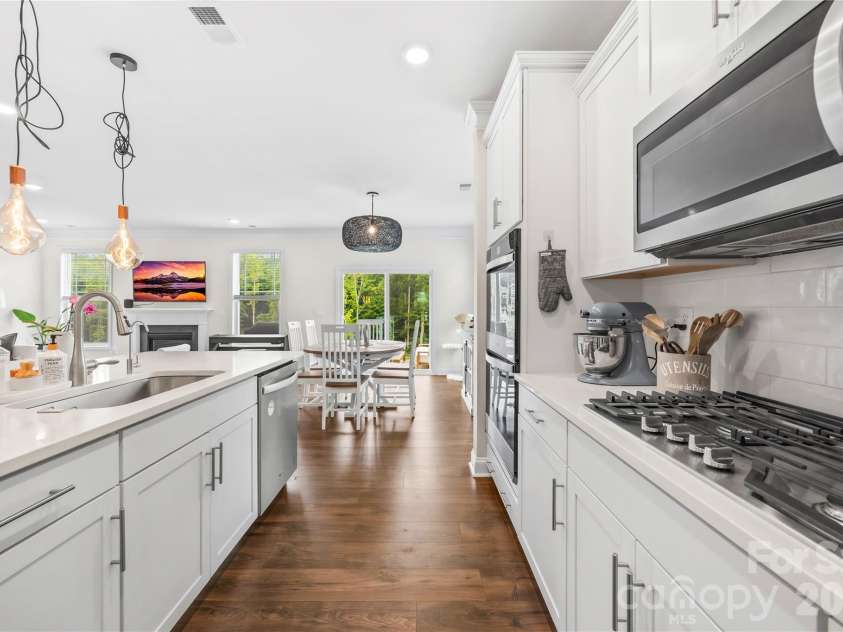 116 Aviendha Lane, Troutman, NC 28166.  MLS# CAR4392002, YatesRealty ID 30849. White farmhouse kitchen