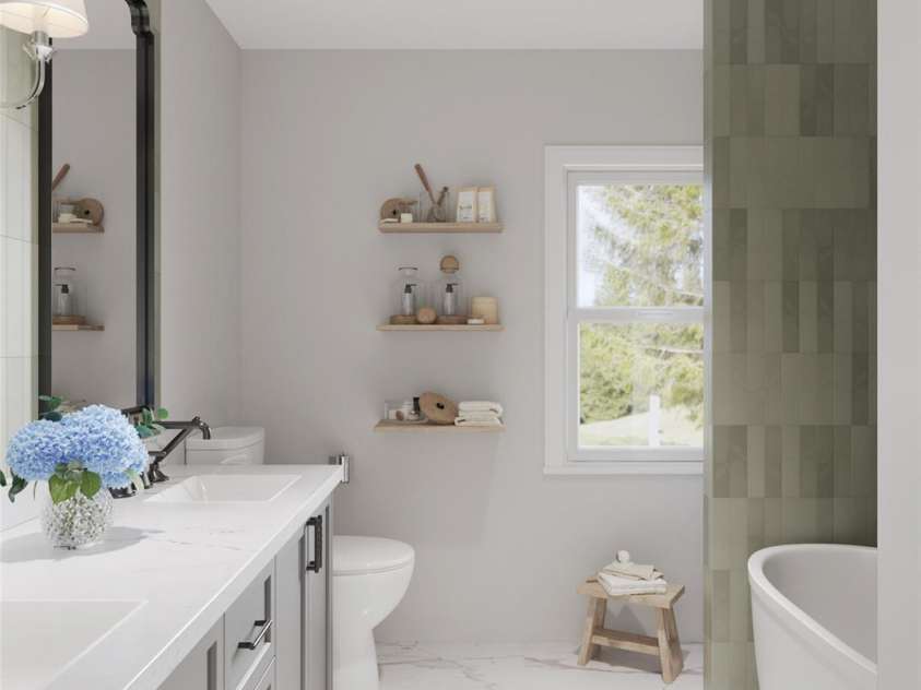 4638 Dogwood Place, Charlotte, NC 28212.  MLS# CAR4268784, YatesRealty ID 30853. Bathroom