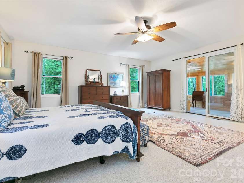 154 Chestnut Lane, Cedar Mountain, NC 28718.  MLS# CAR4388442, YatesRealty ID 30858. Primary Bedroom