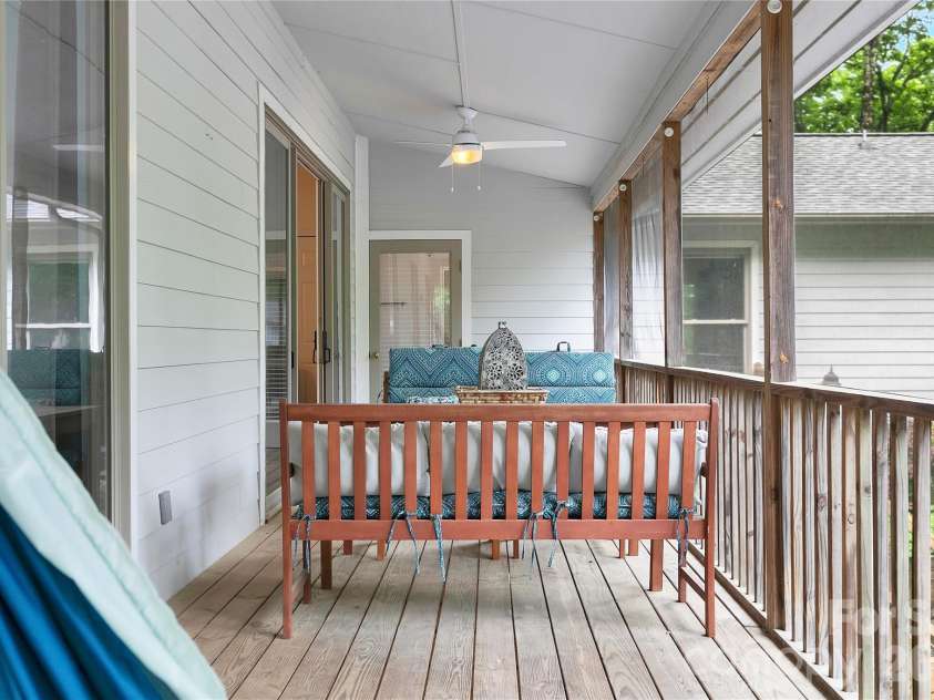 154 Chestnut Lane, Cedar Mountain, NC 28718.  MLS# CAR4388442, YatesRealty ID 30858. Screen porch