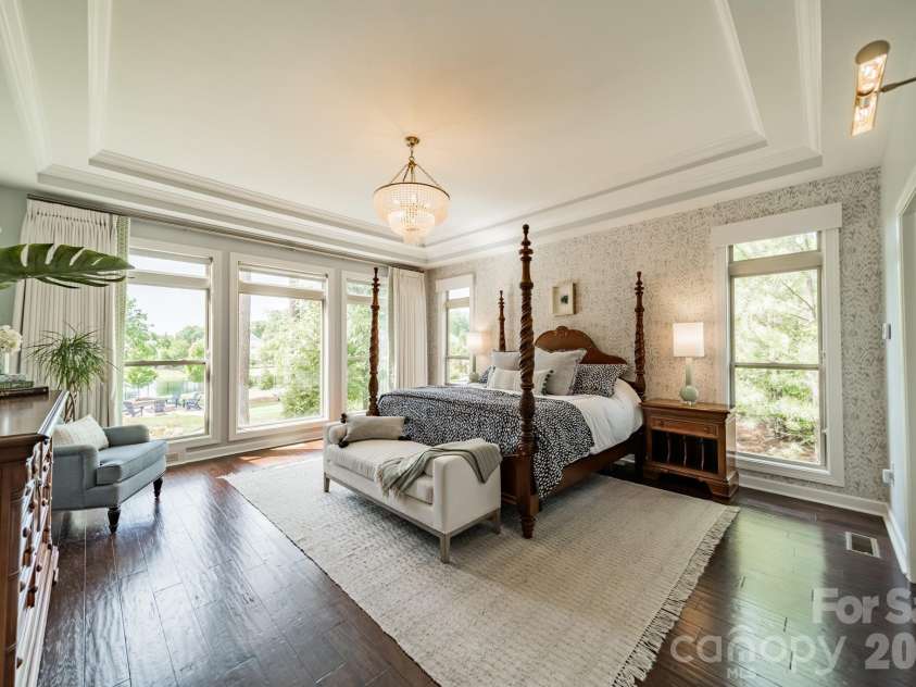 701 Copper Tree Lane, Waxhaw, NC 28173.  MLS# CAR4378056, YatesRealty ID 30870. Professionally designed primary bedroom