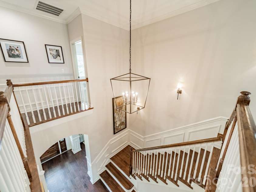701 Copper Tree Lane, Waxhaw, NC 28173.  MLS# CAR4378056, YatesRealty ID 30870. The staircase
