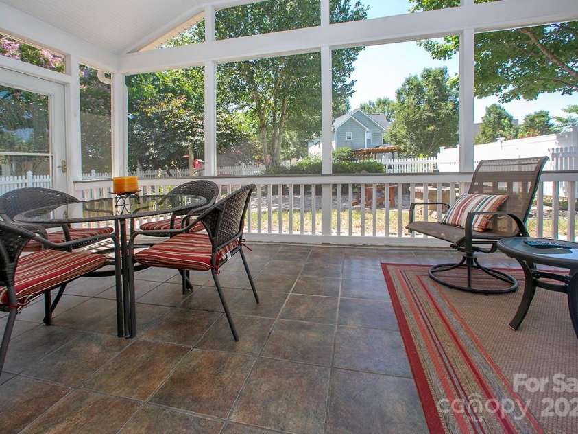 3015 Semmes Lane, Indian Trail, NC 28079.  MLS# CAR4284326, YatesRealty ID 30875. Yes, this is your new 188-square foot screened porch with tile flooring.