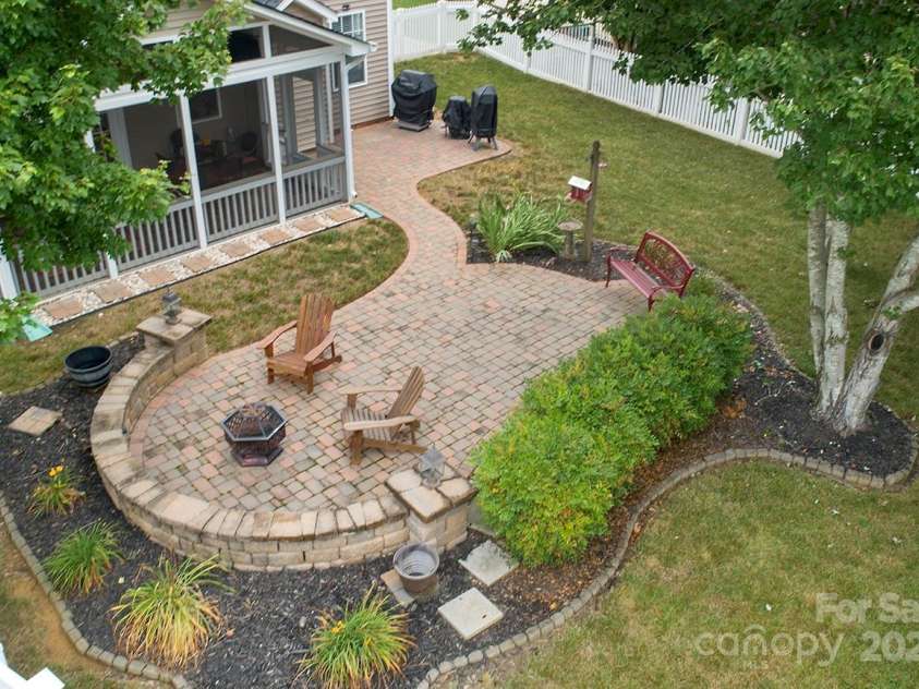 3015 Semmes Lane, Indian Trail, NC 28079.  MLS# CAR4284326, YatesRealty ID 30875. You'll love entertaining around your new fire pit area.
