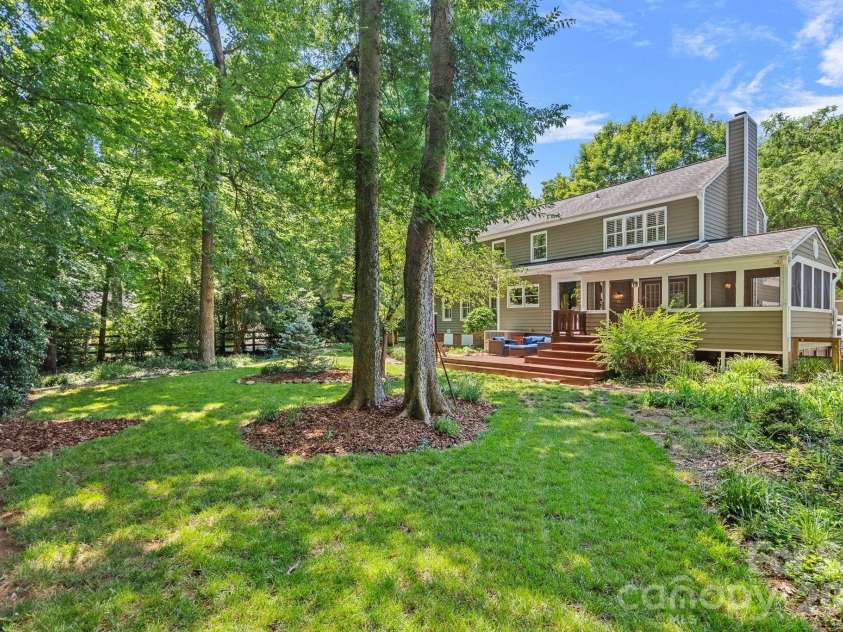 9037 Willow Trace Court, Huntersville, NC 28078.  MLS# CAR4387697, YatesRealty ID 30879. Rear elevation