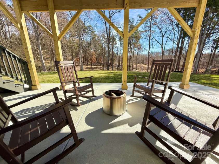 12508 Asbury Chapel Road, Huntersville, NC 28078.  MLS# CAR4228121, YatesRealty ID 3088. Back Porch