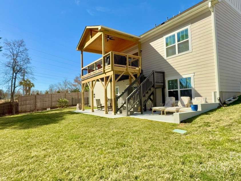 12508 Asbury Chapel Road, Huntersville, NC 28078.  MLS# CAR4228121, YatesRealty ID 3088. Backyard