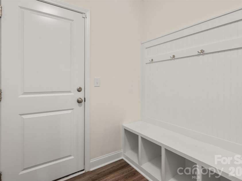 2015 Saddlebred Drive, Iron Station, NC 28080.  MLS# CAR4338671, YatesRealty ID 3089. Garage leading to drop zone