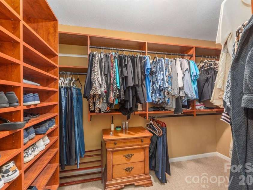 1108 Rocky Knob Road, Waynesville, NC 28786.  MLS# CAR4371644, YatesRealty ID 30890. Custom His & Hers Closets