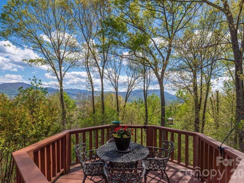 1108 Rocky Knob Road, Waynesville, NC 28786.  MLS# CAR4371644, YatesRealty ID 30890. Dine with a View