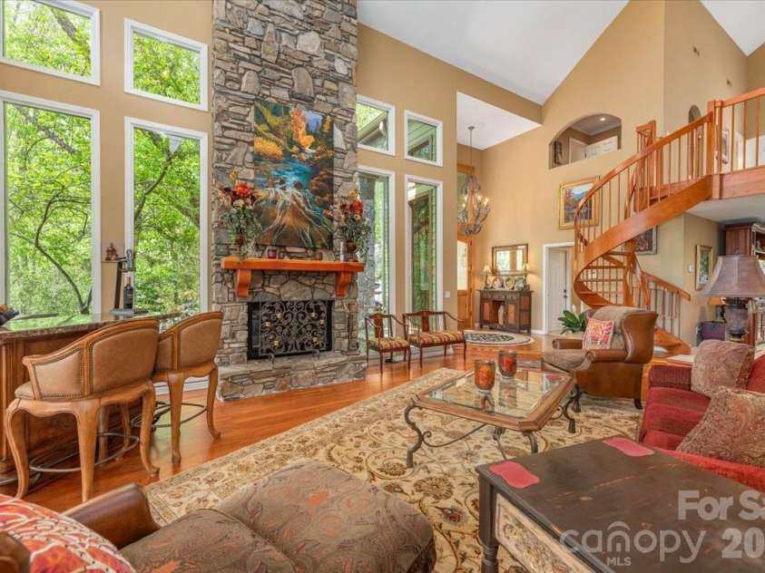 1108 Rocky Knob Road, Waynesville, NC 28786.  MLS# CAR4371644, YatesRealty ID 30890. Perfect entertaining space