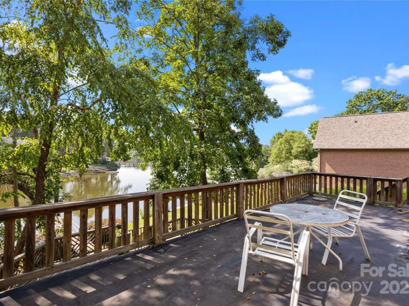 840 Deer Lake Run, Salisbury, NC 28146.  MLS# CAR4279838, YatesRealty ID 30890. Upstairs Deck, WOW what a view!