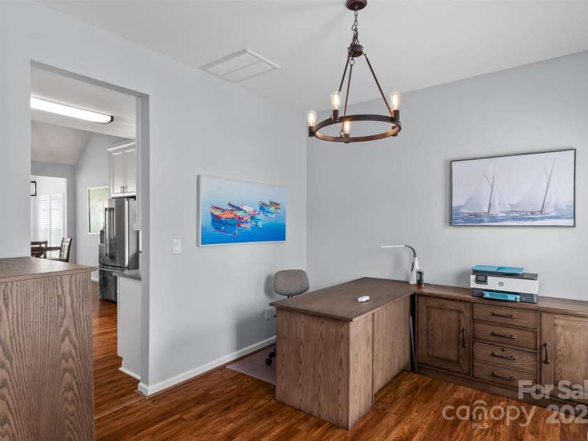 164 Flowering Grove Lane, Mooresville, NC 28115.  MLS# CAR4278355, YatesRealty ID 30900. Dining Room (currently used as office)