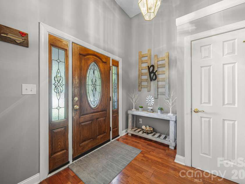 3804 Secrest Shortcut Road, Monroe, NC 28110.  MLS# CAR4390546, YatesRealty ID 30908. Foyer