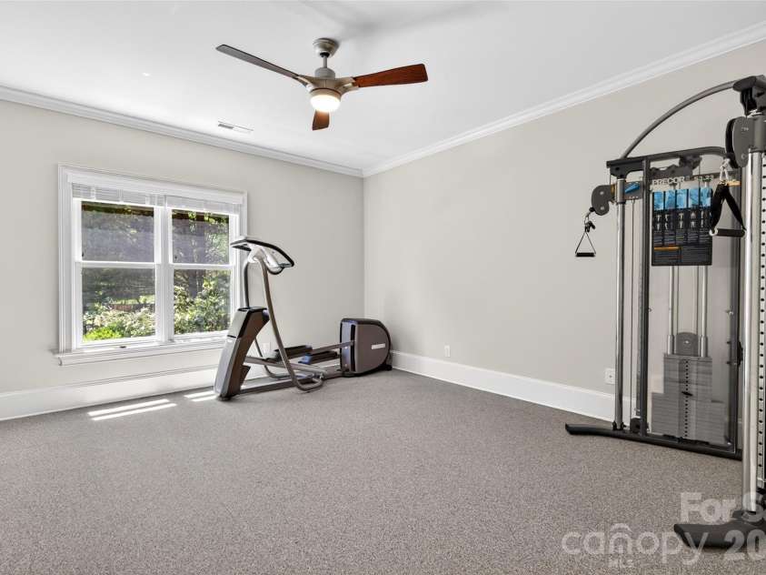 1440 Langdon Road, Sherrills Ford, NC 28673.  MLS# CAR4382448, YatesRealty ID 30910. Basement exercise