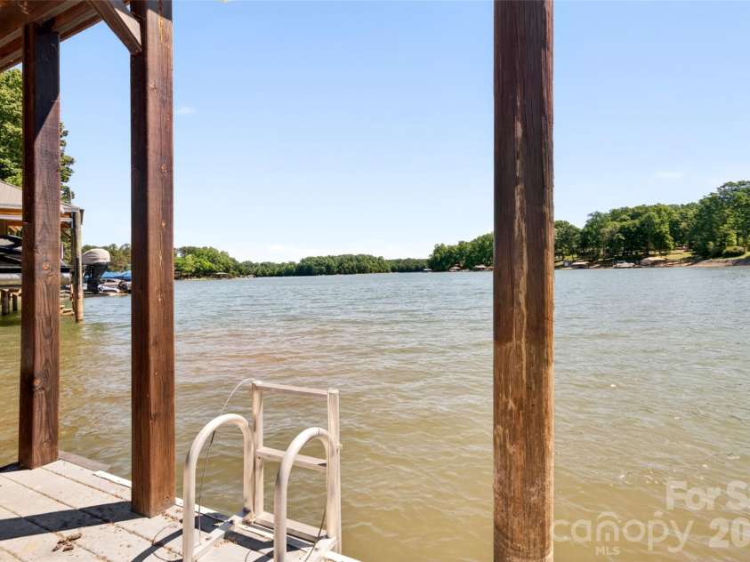1440 Langdon Road, Sherrills Ford, NC 28673.  MLS# CAR4382448, YatesRealty ID 30910. View from dock