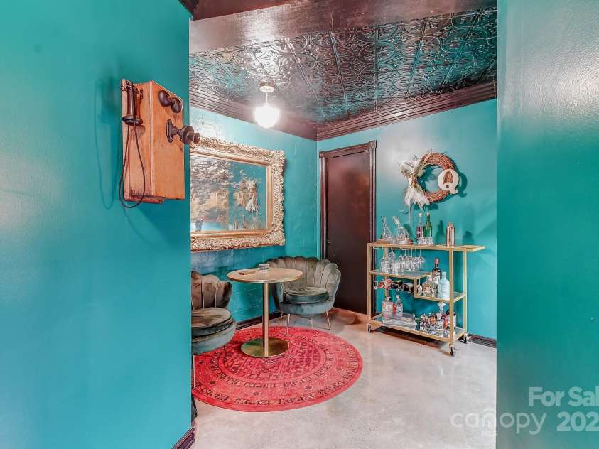 169 Pickens Road, Weaverville, NC 28787.  MLS# CAR4281406, YatesRealty ID 30910. Custom built speakeasy