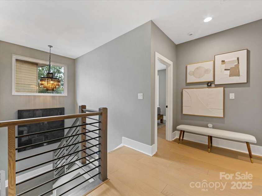 2208 Parson Street, Charlotte, NC 28205.  MLS# CAR4282025, YatesRealty ID 30926. Landing area in second area