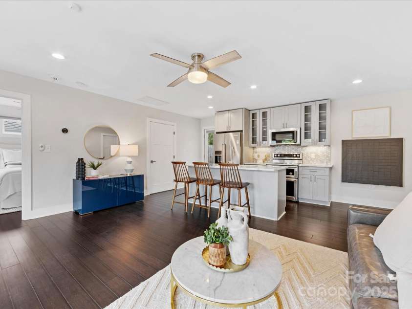 2208 Parson Street, Charlotte, NC 28205.  MLS# CAR4282025, YatesRealty ID 30926. Living room secondary home