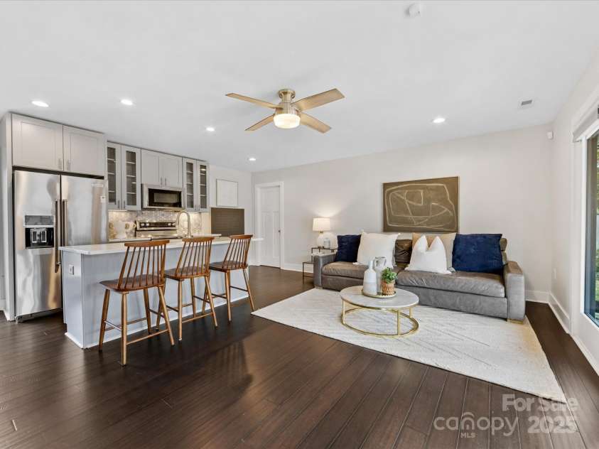 2208 Parson Street, Charlotte, NC 28205.  MLS# CAR4282025, YatesRealty ID 30926. Open living space secondary home