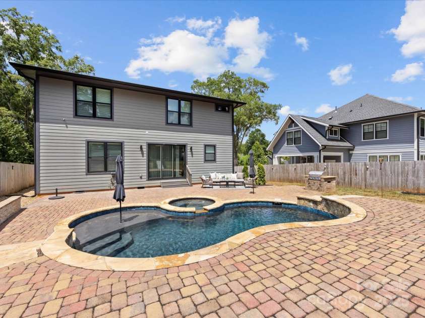 2208 Parson Street, Charlotte, NC 28205.  MLS# CAR4282025, YatesRealty ID 30926. Salt Water. Pool, I am so COOL!!
