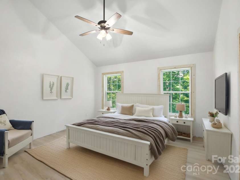 1036 Williamsburg Drive, Lenoir, NC 28645.  MLS# CAR4274477, YatesRealty ID 30931. Primary bedroom virtually staged.