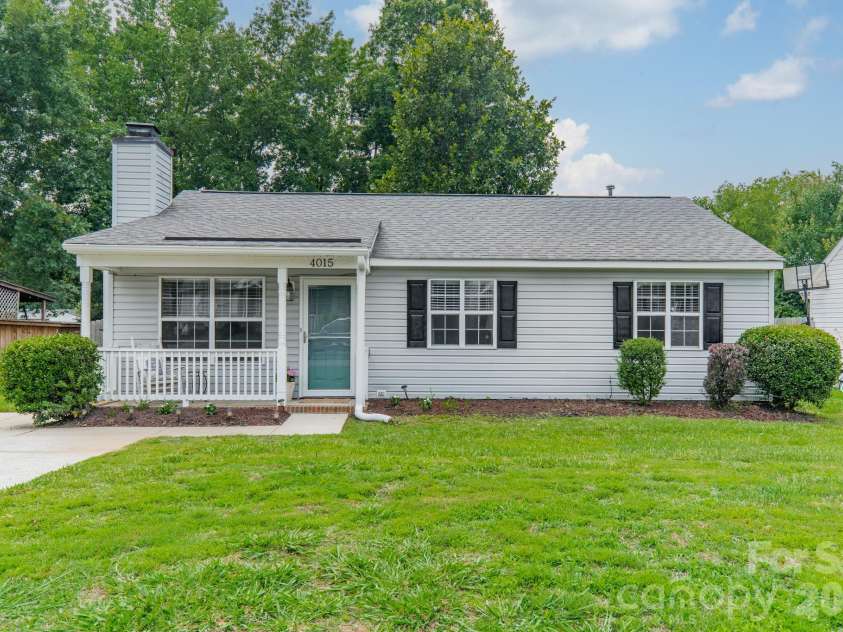 4015 Brookforest Lane, Indian Trail, NC 28079.  MLS# CAR4391258, YatesRealty ID 30931. 