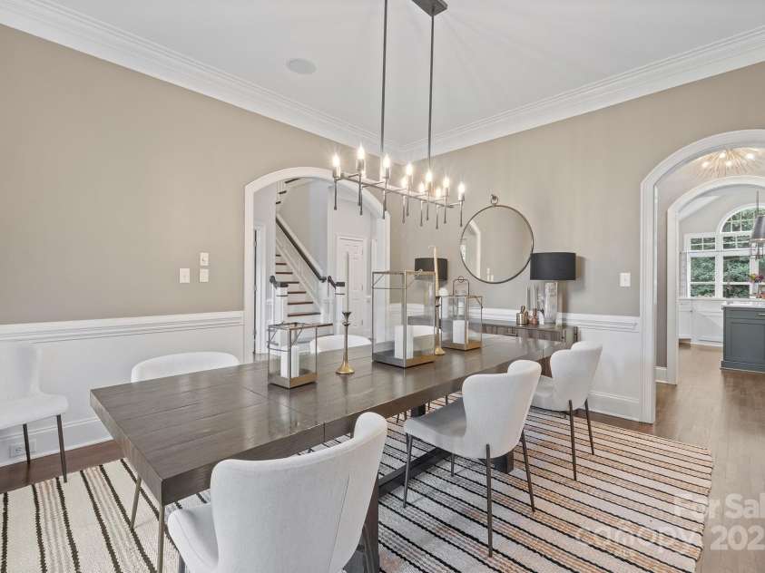 176 Old Post Road, Mooresville, NC 28117.  MLS# CAR4284694, YatesRealty ID 30932. Dining room connects to kitchen through butler pantry.