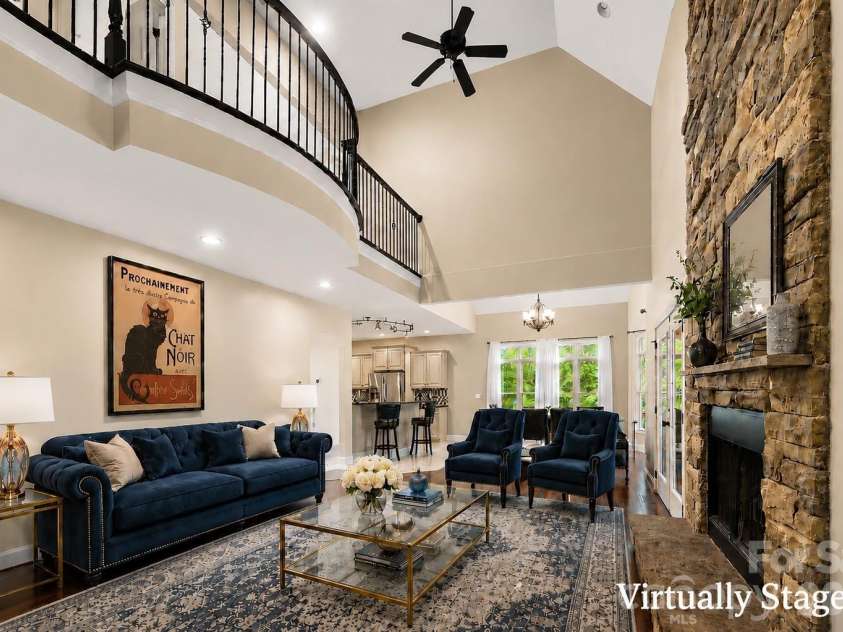 314 Woodland Drive, Swannanoa, NC 28778.  MLS# CAR4380630, YatesRealty ID 30932. Virtually Staged Spacious Open Living