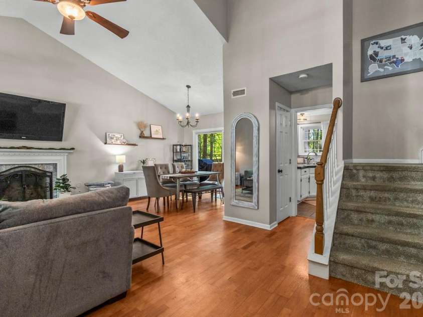 14018 Naworth Lane, Huntersville, NC 28078.  MLS# CAR4381106, YatesRealty ID 30939. View from front door