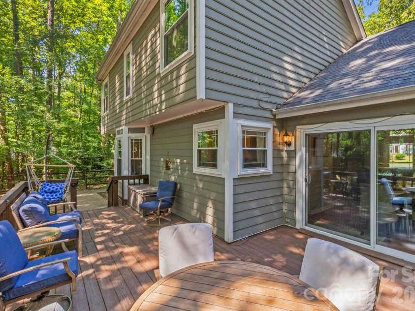 14018 Naworth Lane, Huntersville, NC 28078.  MLS# CAR4381106, YatesRealty ID 30939. What a great deck!!!  Imagine all the fun you can have here!