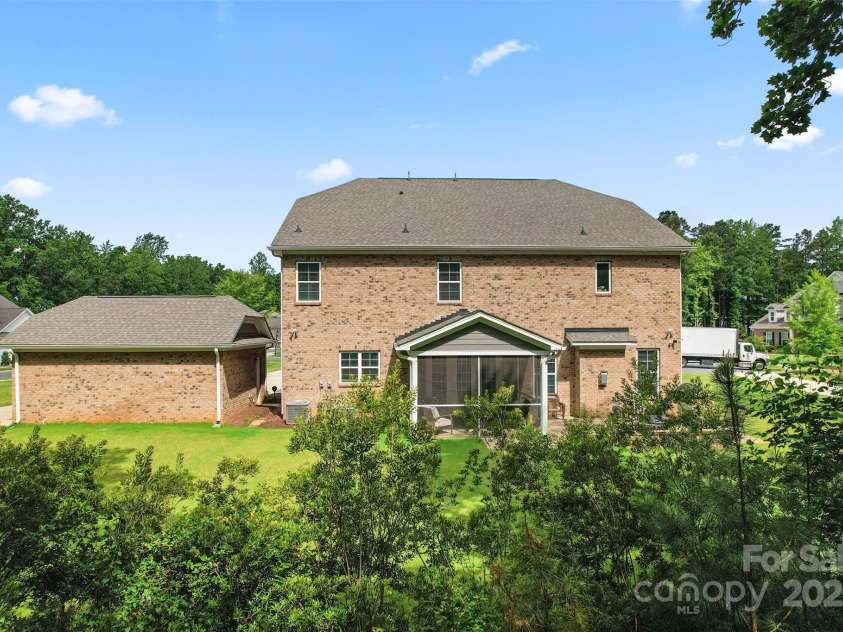 4008 Pinot Way, Fort Mill, SC 29707.  MLS# CAR4268803, YatesRealty ID 30944. Rear view of home.