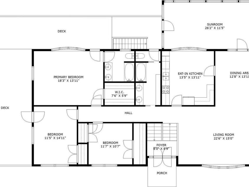 177 Brer Fox Trail, Troutman, NC 28166.  MLS# CAR4284185, YatesRealty ID 30946. Mail Level Floor Plan