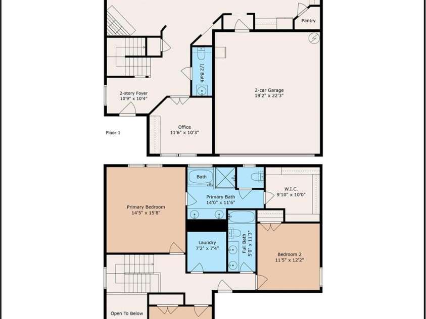 16726 Cozy Cove Road, Charlotte, NC 28278.  MLS# CAR4288880, YatesRealty ID 30958. Floorplan