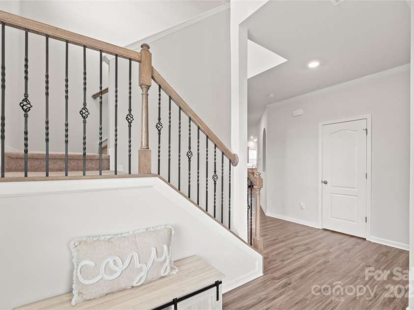 16726 Cozy Cove Road, Charlotte, NC 28278.  MLS# CAR4288880, YatesRealty ID 30958. Fresh neutral paint and luxury vinyl plank flooring throughout the first floor give this home a crisp, updated feel from the moment you walk in.