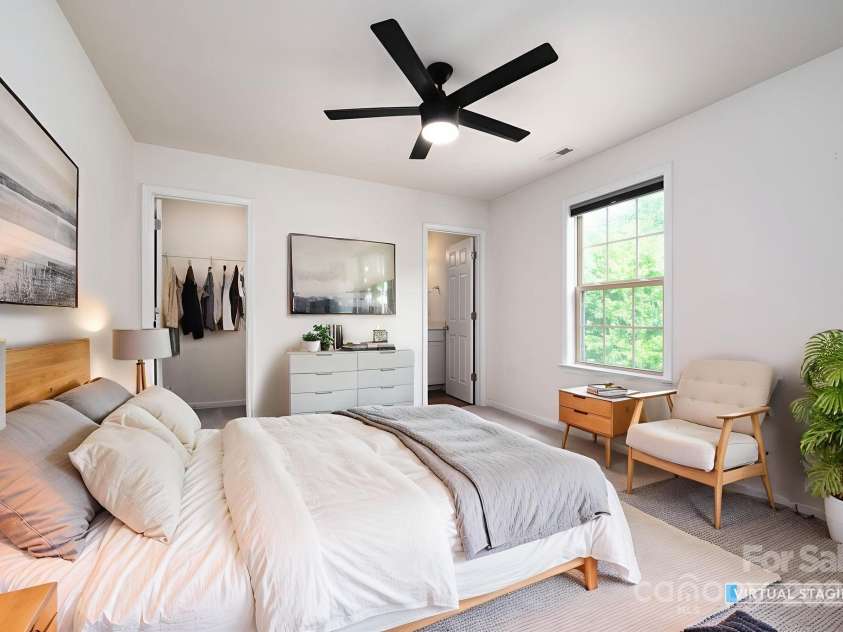 8 Ringed Teal Court, Arden, NC 28704.  MLS# CAR4289804, YatesRealty ID 30967. Virtually staged primary suite layout 1